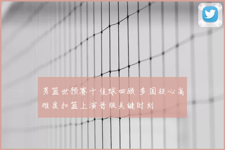 男篮世预赛十佳球回顾 多国核心高难度扣篮上演晋级关键时刻
