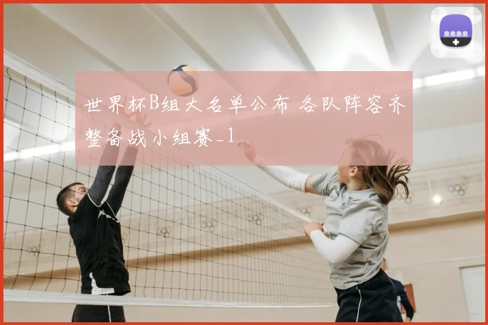 世界杯B组大名单公布 各队阵容齐整备战小组赛_1