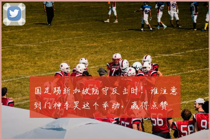 国足踢新加坡防守反击时!谁注意到门神李昊这个举动,赢得点赞